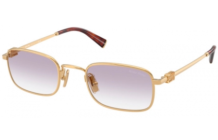 Gafas de Sol - Miu Miu - SMU A53S - 5AK04O  GOLD // DARK GREY GRADIENT CLEAR