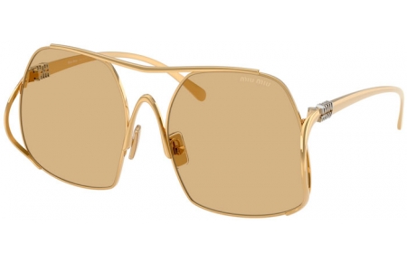 Gafas de Sol - Miu Miu - SMU A55S - 5AK10R  GOLD // YELLOW