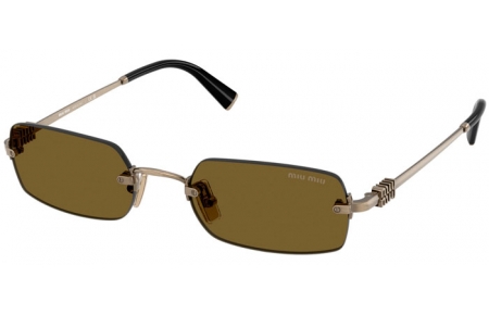 Gafas de Sol - Miu Miu - SMU B50S - 26C09Z  OLD GOLD // DARK BROWN