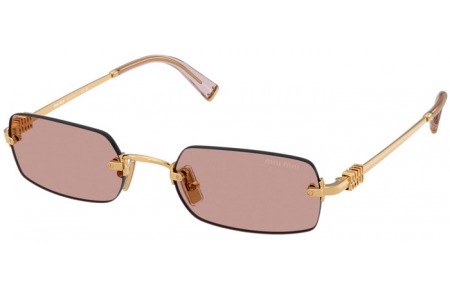 Gafas de Sol - Miu Miu - SMU B50S - 5AK20I  GOLD // BROWN LIGHT PURPLE