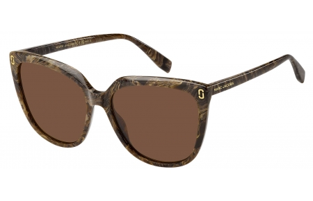 Gafas de Sol - Marc Jacobs - MJ 1137/S - 03Y (70) BROWN MARBLE // BROWN