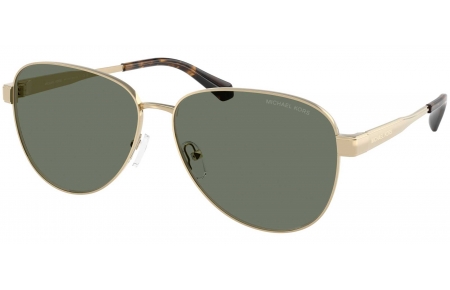 Gafas de Sol - Michael Kors - MK1160 BIARRITZ - 10143H  SHINY LIGHT GOLD // GREEN