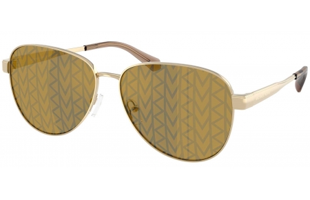 Gafas de Sol - Michael Kors - MK1160 BIARRITZ - 10149A  LIGHT GOLD // BROWN GOLD MIRROR DECORED