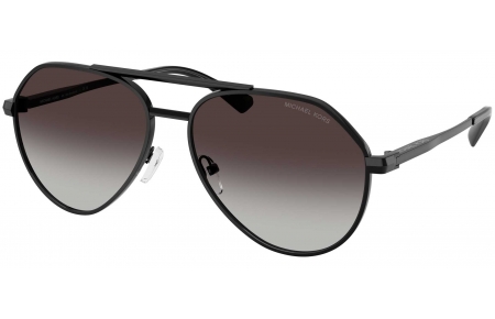 Gafas de Sol - Michael Kors - MK1168 BRENTWOOD - 10058G  SHINY BLACK // DARK GREY GRADIENT