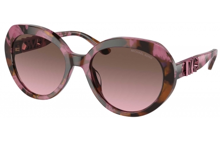 Gafas de Sol - Michael Kors - MK2214U SAN LUCAS - 39989T  PLUM PRINT TORTOISE // CORDOVAN GRADIENT