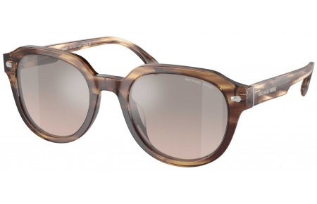 Gafas de Sol - Michael Kors - MK2216U EGER - 39776I  BROWN HORN // BROWN MIRROR BLACK