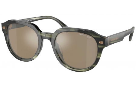 Gafas de Sol - Michael Kors - MK2216U EGER - 39787I  OLIVE GREEN HORN // OLIVE GREEN MIRROR