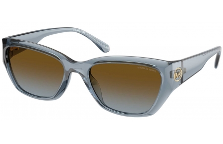 Gafas de Sol - Michael Kors - MK2242D PEARL RIVER - 401413  TRANSPARENT DENIM // BROWN GRADIENT BLUE
