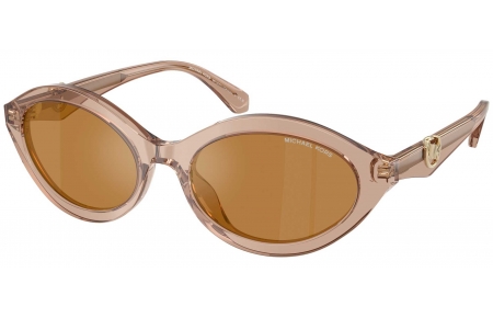 Gafas de Sol - Michael Kors - MK2257U CARLAZZO - 34016H  TRANSPARENT TAN // BROWN MIRROR GOLD