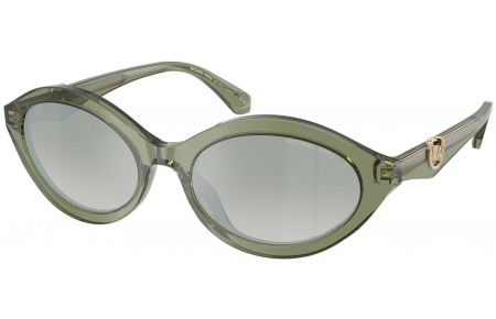 Gafas de Sol - Michael Kors - MK2257U CARLAZZO - 3961W0  TRANSPARENT GREEN // GREEN GRADIENT MIRROR