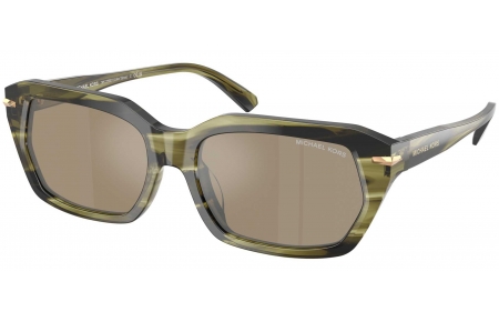 Gafas de Sol - Michael Kors - MK2265U LAKE TAHOE - 40407I  OLIVE GREEN HORN // BROWN MIRROR SILVER