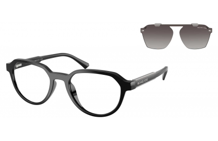 Monturas - Michael Kors - MK2280U LANAI - 30058G  BLACK // CLEAR + CLIP ON GREY GRADIENT