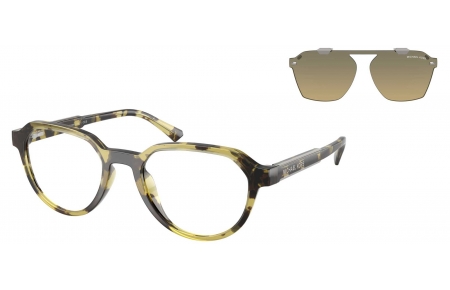Monturas - Michael Kors - MK2280U LANAI - 4029L0  HAVANA OLIVE GREEN // CLEAR + CLIP ON OLIVE GREEN GRADIENT