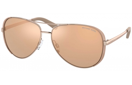 Gafas de Sol - Michael Kors - MK5004 CHELSEA - 1017R1 ROSE GOLD TAUPE // ROSE GOLD FLASH