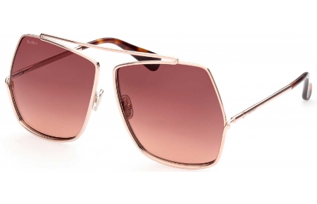 Gafas de Sol - MaxMara - MM0006 ELSA - 28F  SHINY GOLD // BROWN GRADIENT