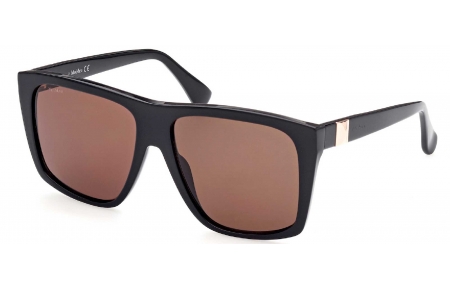 Gafas de Sol - MaxMara - MM0021 PRISM - 01E  SHINY BLACK // BROWN