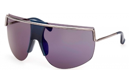 Gafas de Sol - MaxMara - MM0050 SOPHIE - 90X  SHINY SILVER // BLUE MIRROR