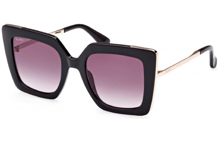 Gafas de Sol - MaxMara - MM0051 DESIGN4 - 01B  SHINY BLACK // GREY GRADIENT