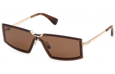 Gafas de Sol - MaxMara - MM0118 - 32E  SHINY PALE GOLD // BROWN