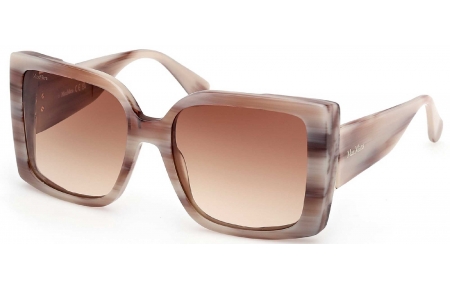 Gafas de Sol - MaxMara - MM0131 HINGE - 55E  HAVANA // DARK BROWN