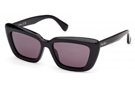 Gafas de Sol - MaxMara - MM0171 ELIZABETH - 01A  SHINY BLACK // GREY