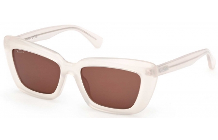 Gafas de Sol - MaxMara - MM0171 ELIZABETH - 25E  SHINY IVORY // BROWN