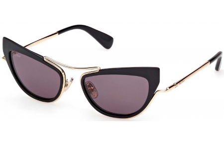 Gafas de Sol - MaxMara - MM0172 RUTH - 01A  SHINY BLACK // GREY