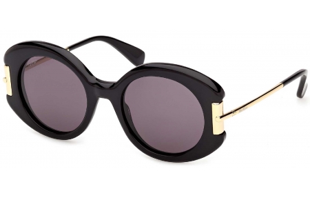 Gafas de Sol - MaxMara - MM0188 - 01A  SHINY BLACK // SMOKE