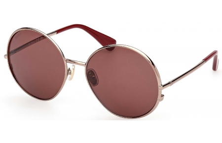 Gafas de Sol - MaxMara - MM0191 - 36S  SHINY BRONZE // BURGUNDY