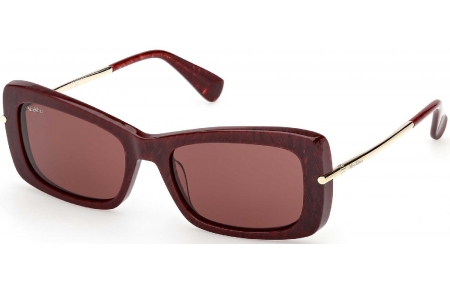 Gafas de Sol - MaxMara - MM0194 - 71S  BURGUNDY TEXTURE // BURGUNDY