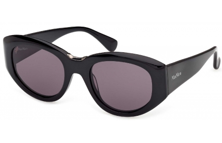 Gafas de Sol - MaxMara - MM0198 - 01A  SHINY BLACK // SMOKE