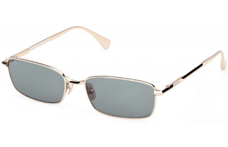 Gafas de Sol - MaxMara - MM0199 - 32N  SHINY PALE GOLD // LIGHT GREEN