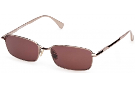 Gafas de Sol - MaxMara - MM0199 - 36S  SHINY BRONZE // BURGUNDY