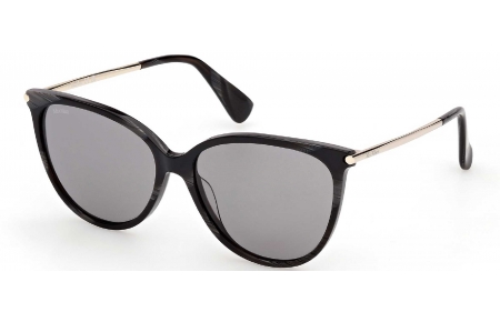 Gafas de Sol - MaxMara - MM0201 - 63A  STRIPED BLACK // GREY