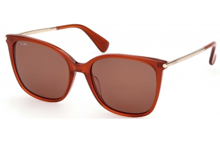 Gafas de Sol - MaxMara - MM0202 - 42E  SHINY DARK ORANGE // BROWN