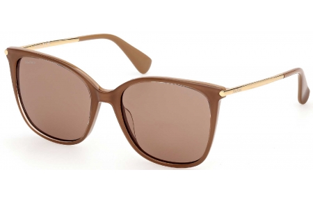 Gafas de Sol - MaxMara - MM0202 - 46E  SHINY LIGHT BROWN // BROWN