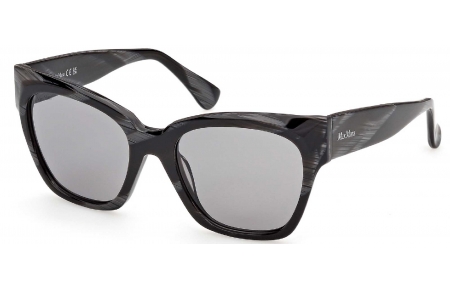 Gafas de Sol - MaxMara - MM0204 - 63A  STRIPED BLACK // GREY