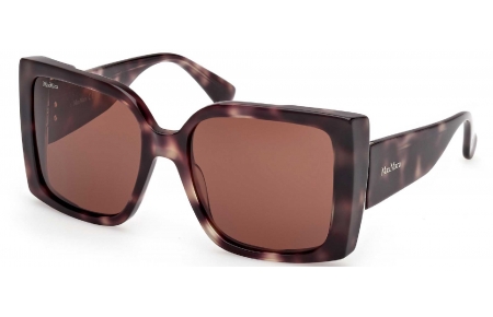 Gafas de Sol - MaxMara - MM0131 HINGE - 55E  HAVANA // DARK BROWN