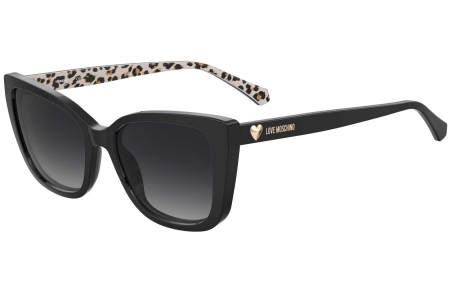 Gafas de Sol - Love Moschino - MOL073/S - 7RM (9O) PATTERNED BLACK // DARK GREY GRADIENT