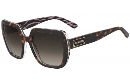Gafas de Sol - Love Moschino - MOL082/S - MAP (HA) HAVANA PATTERNED PINK // BROWN GRADIENT