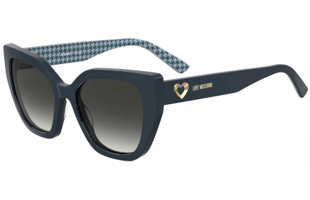 Gafas de Sol - Love Moschino - MOL098/S - S6F (9O) BLUE PATTERNED // DARK GREY GRADIENT
