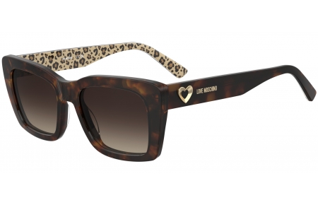 Gafas de Sol - Love Moschino - MOL106/S - 086 (HA) DARK HAVANA // BROWN GRADIENT