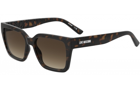 Gafas de Sol - Love Moschino - MOL110/S - 086 (HA) DARK HAVANA // BROWN GRADIENT