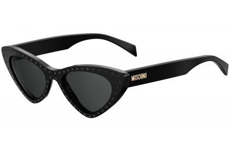 Gafas de Sol - Moschino - MOS006/S - 2M2 (IR) BLACK GOLD // GREY