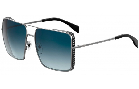 Gafas de Sol - Moschino - MOS020/S - 6LB (08)  RUTHENIUM // DARK BLUE GRADIENT
