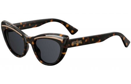 Gafas de Sol - Moschino - MOS036/S - 086 (IR) DARK HAVANA // GREY