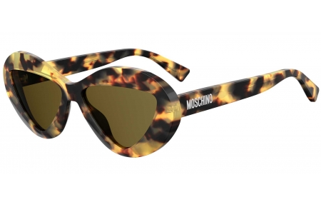 Gafas de Sol - Moschino - MOS076/S - EPZ (QT) YELLOW HAVANA // GREEN