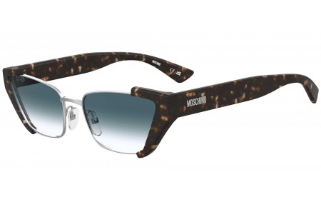 Gafas de Sol - Moschino - MOS205/S - 45Z (08) HAVANA SILVER // DARK BLUE GRADIENT