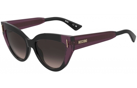 Gafas de Sol - Moschino - MOS208/S - GUU (HA) BLACK BURGUNDY // BROWN GRADIENT