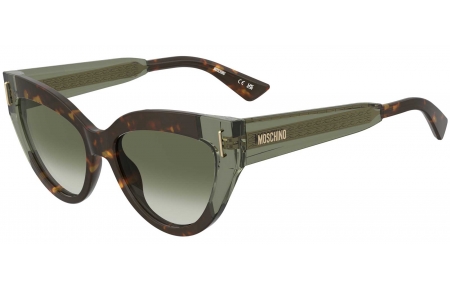 Gafas de Sol - Moschino - MOS208/S - PHW (9K) HAVANA GREEN // GREEN GRADIENT